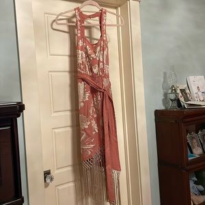 Anthropologie embroidered dress